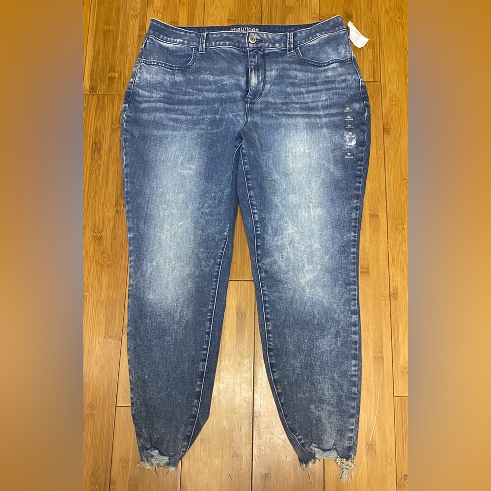 Jeans by Maurices™ High Rise Zip Fly Ankle Jegging